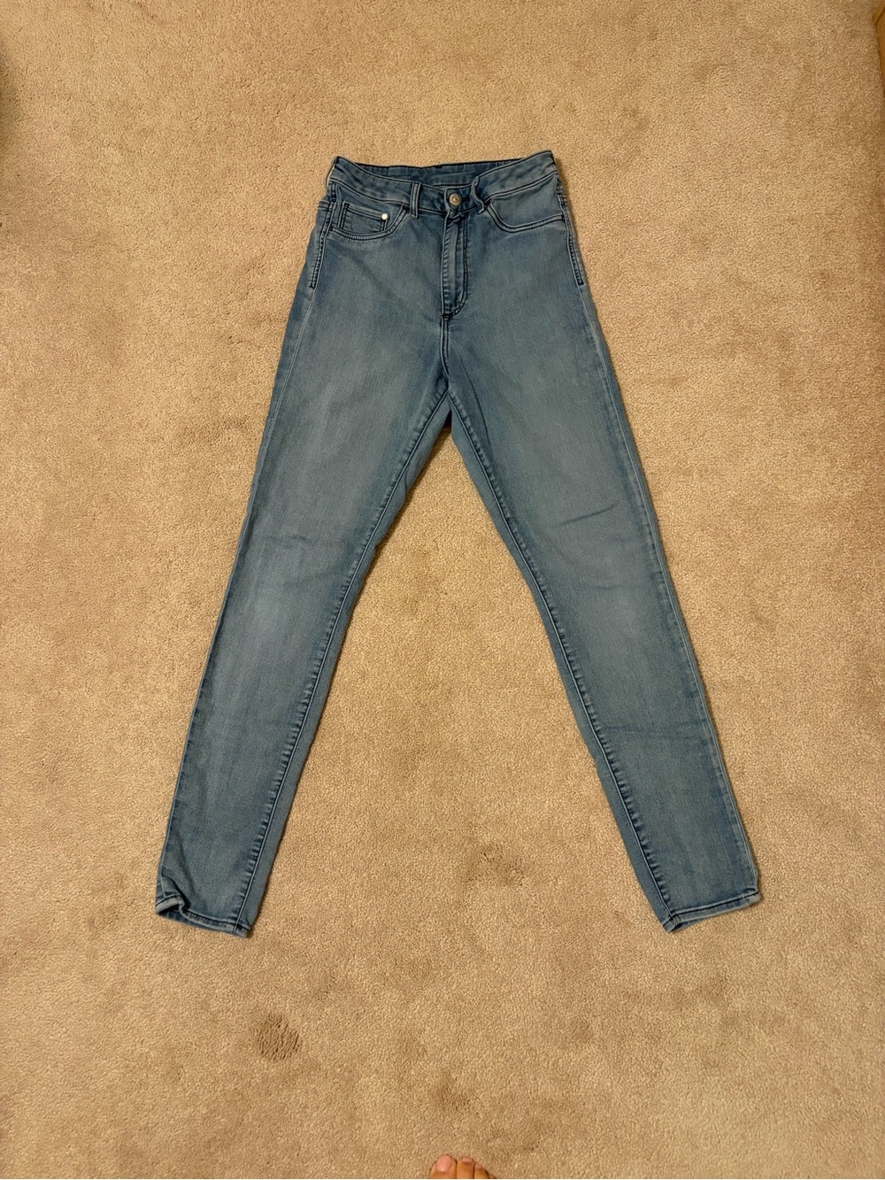 H&M Light Blue High-Rise Skinny Jeggings